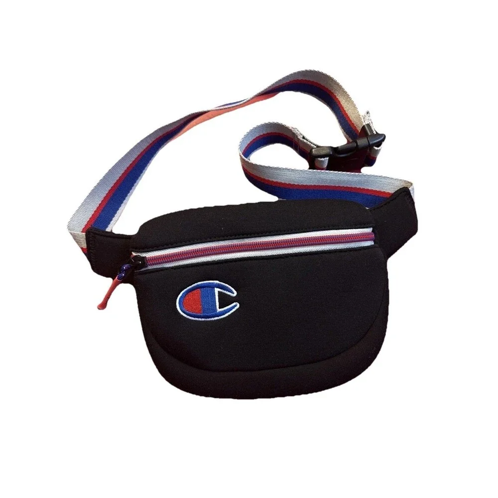 Champion unisex adult Attribute Waistbag Fanny Waist Packs, black, One Size